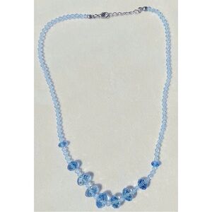 Light Blue Crystal Necklace